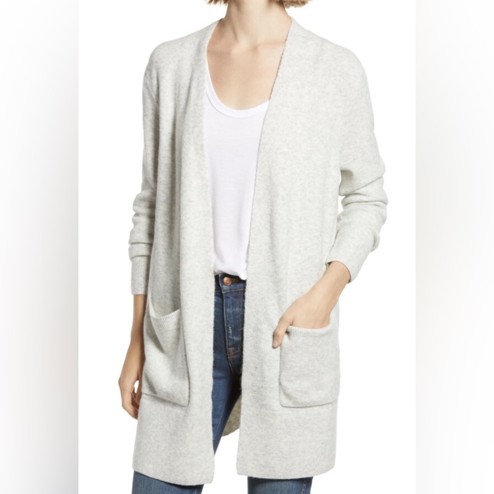 Madewell Women’s Cream Kent Cozy Wool Cardigan S